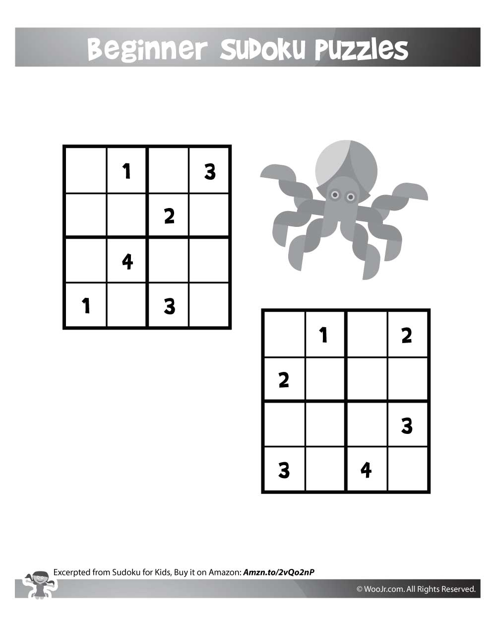 4X4 Sudoku Printable Printable Template 2021