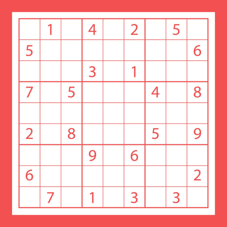 Sudoku Printable Puzzles Hard