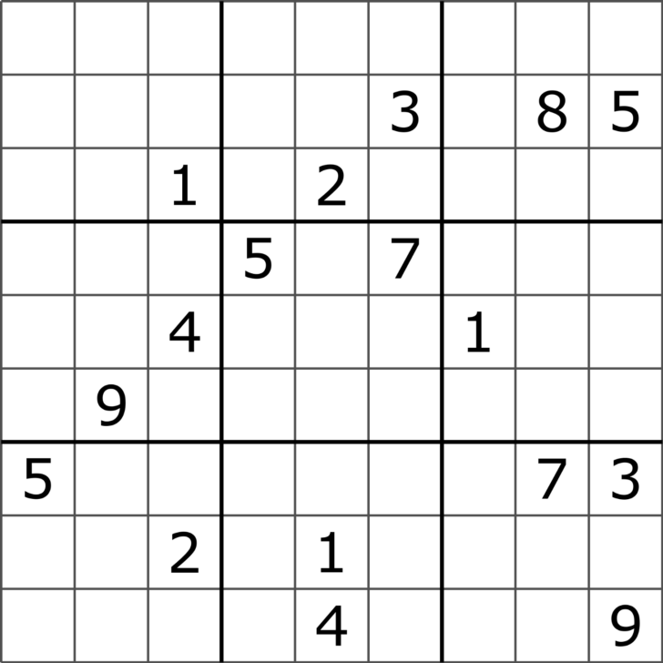 Sudoku Puzzles Printable Free Billions