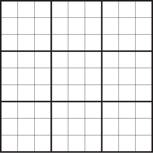 Blank Sudoku Grid For Download And Printing Puzzle Stream Sudoku 