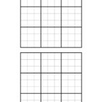 Blank Sudoku Grid PDF Format E Database