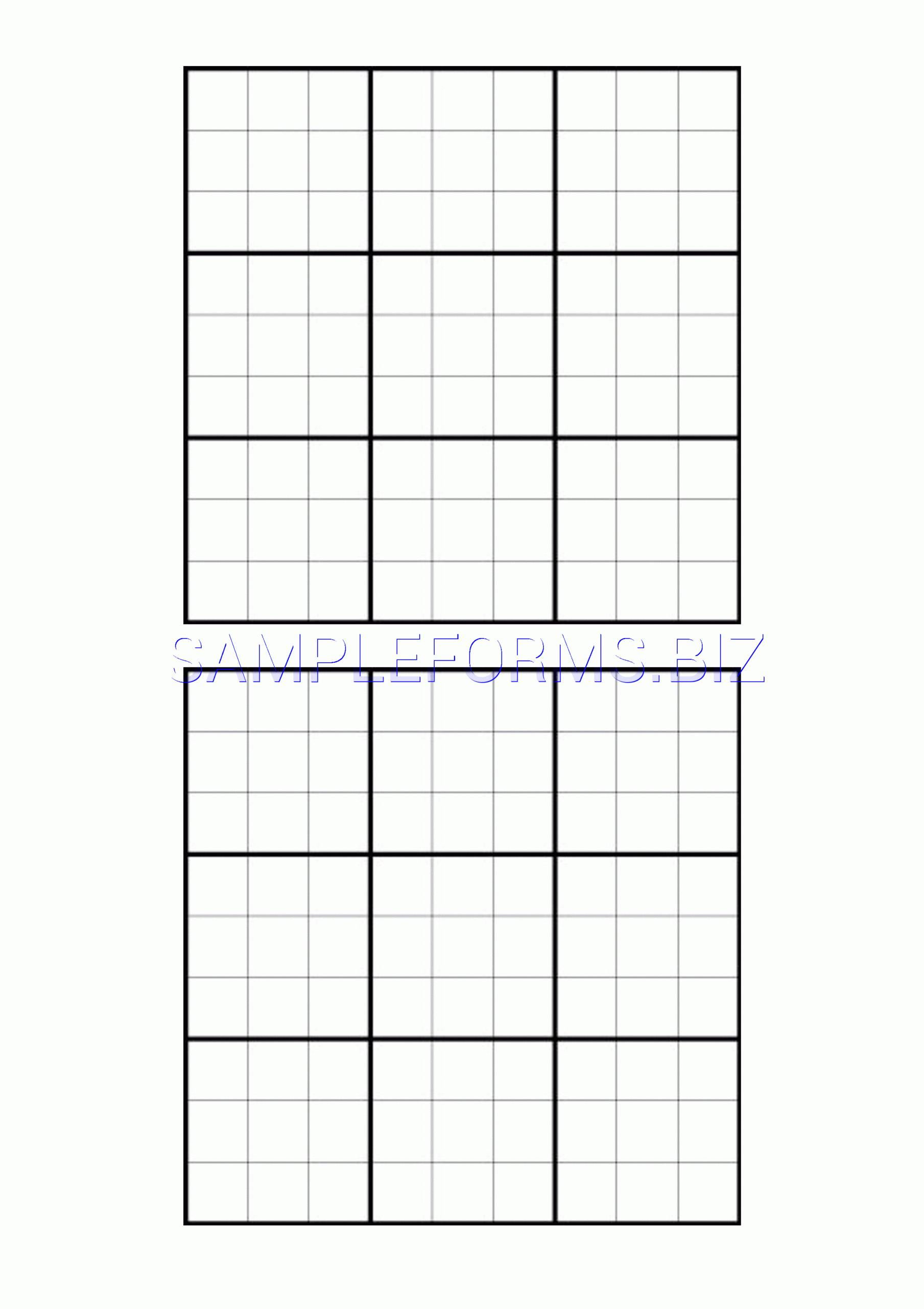 Blank Sudoku Printable Pdf Printable Template Free