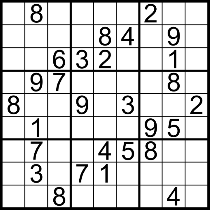 Free Printable Sudoku Puzzles For Kids