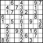 Easy Sudoku Printable Free Sudoku Printable