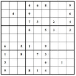 Easy Sudoku Puzzles Printable With Answers Printable Sudoku Puzzles