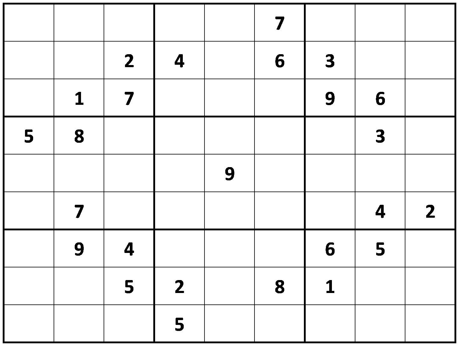 Free Daily Printable Sudoku Puzzles Sudoku Printable