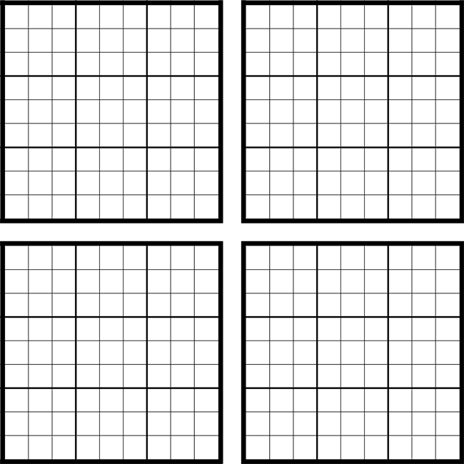 Free Printable Blank Sudoku Oppidan Library
