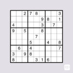 Free Printable Large Print Sudoku Puzzles High Resolution Printable