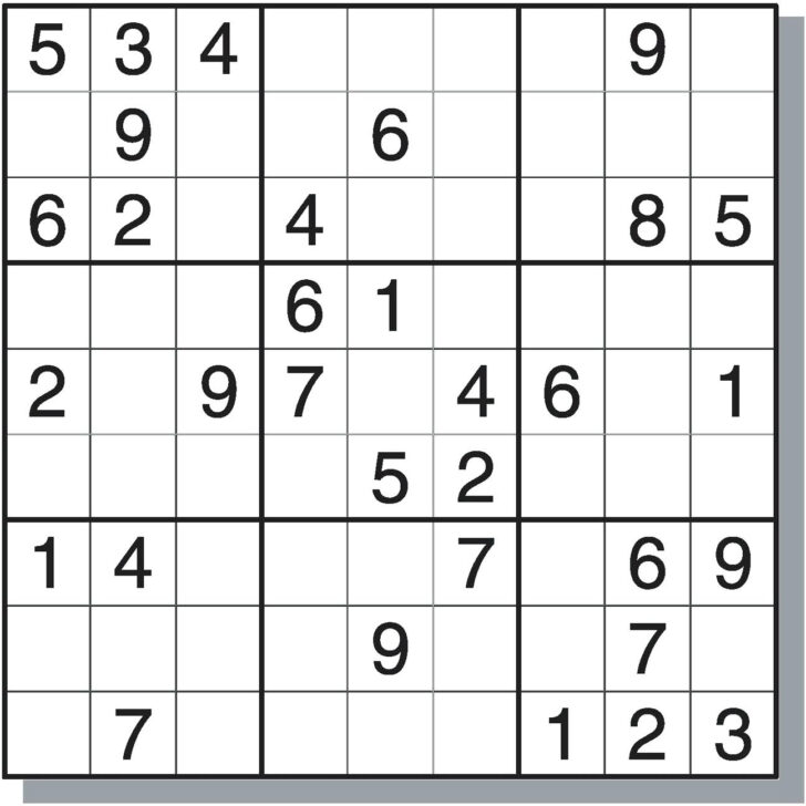 Printable Free Sudoku Solver