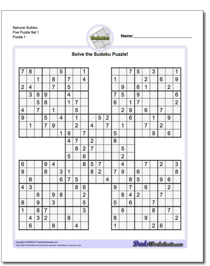 Free Sudoku Printable Book