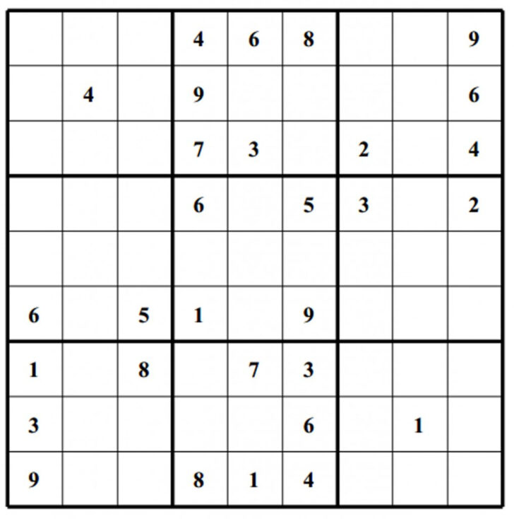 Hard Sudoku Puzzles Printable 2 Per Page