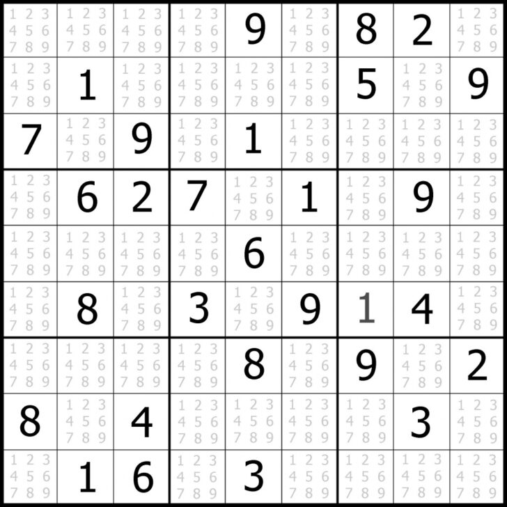 Sudoku Free Printable 4 Per Page