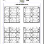 Printable Sudoku Free Printable Puzzles By Krazydad Printable