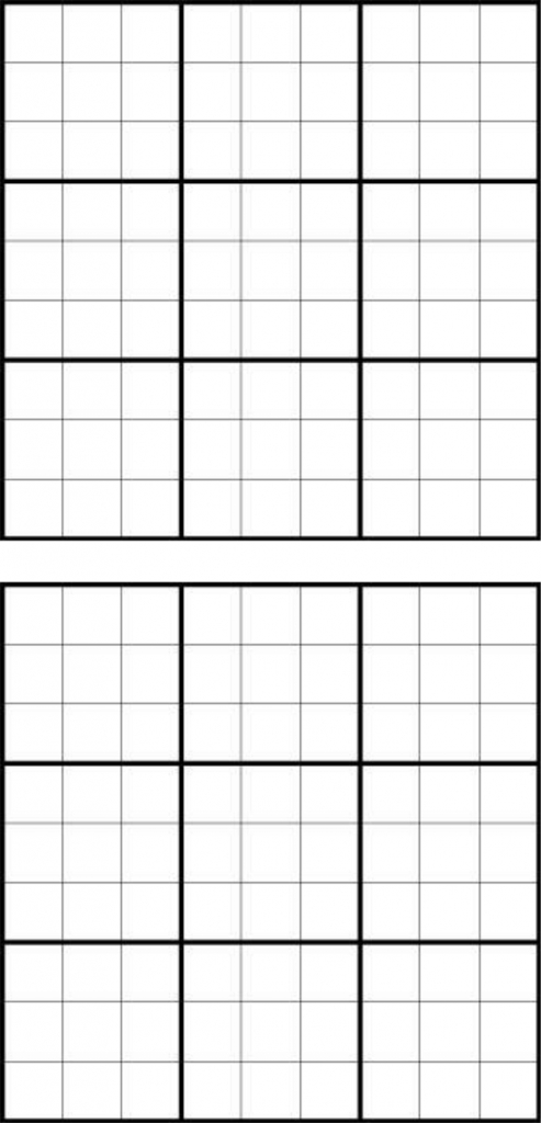 Printable Sudoku Grids Have Fun Anytime Printable Blank Sudoku 