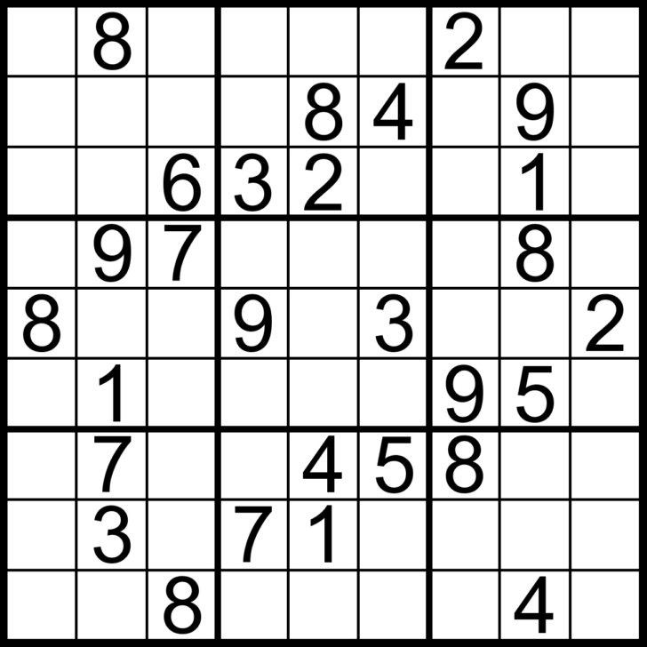 Sudoku Easy Printable 3×3