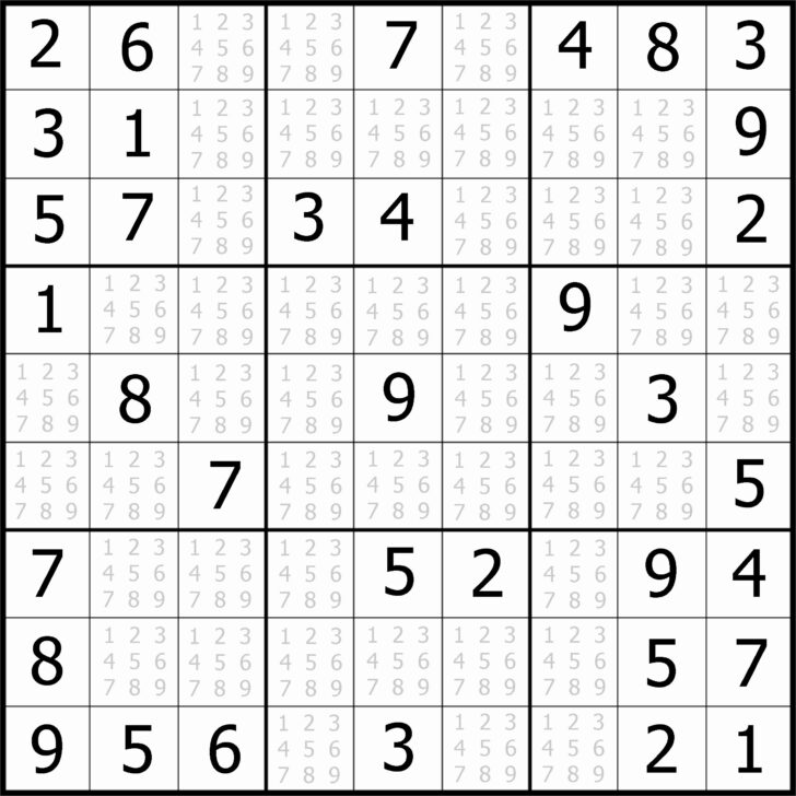 Printable Sudoku Free Online 247