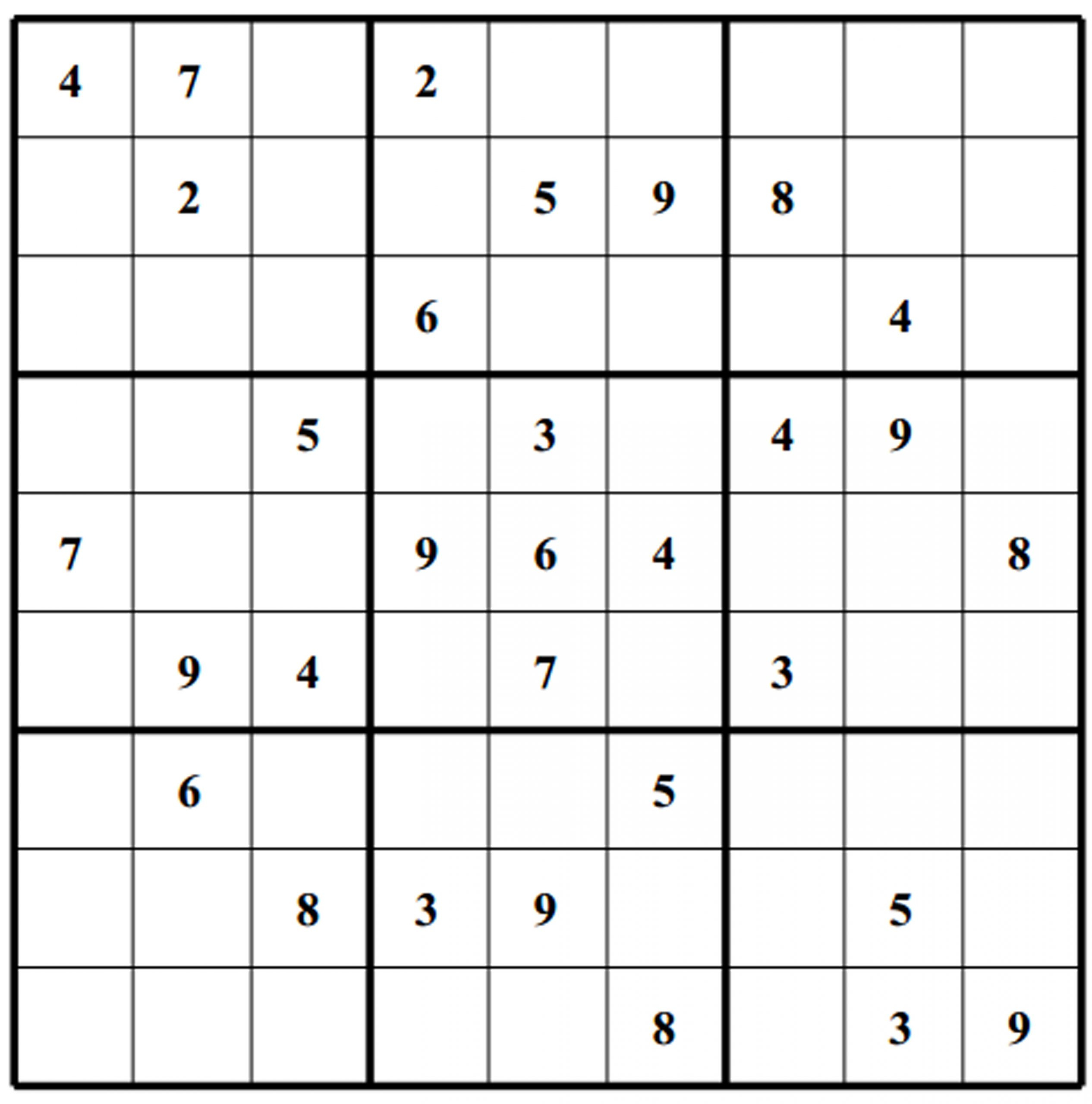 Printable Sudoku Puzzles PRINTABLE Kids Worksheets