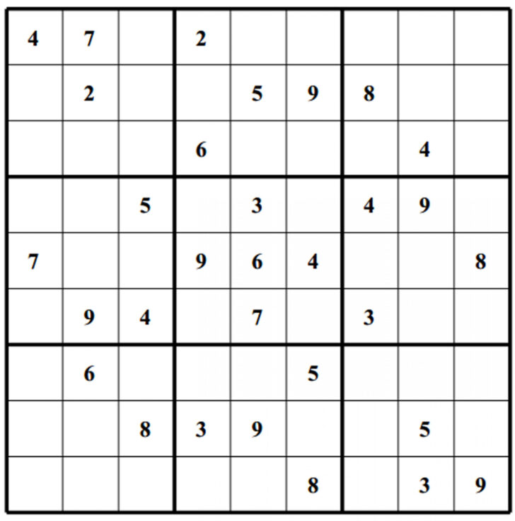 Printable Sudoku To Print Hard