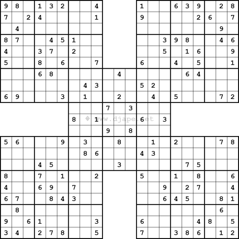 samurai-sudoku-free-every-tuesday-and-every-saturday-a-new-puzzle