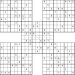 Samurai Sudoku Puzzles Just Like Those In The Washington Post Plus