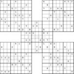 Samurai Sudoku Puzzles Just Like Those In The Washington Post Plus