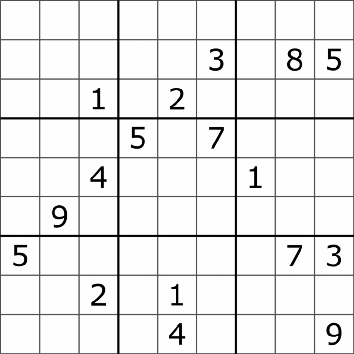 Printable Sudoku Teacher’s Corner