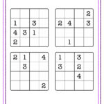 Sudoku 4x4 Interactive Worksheet