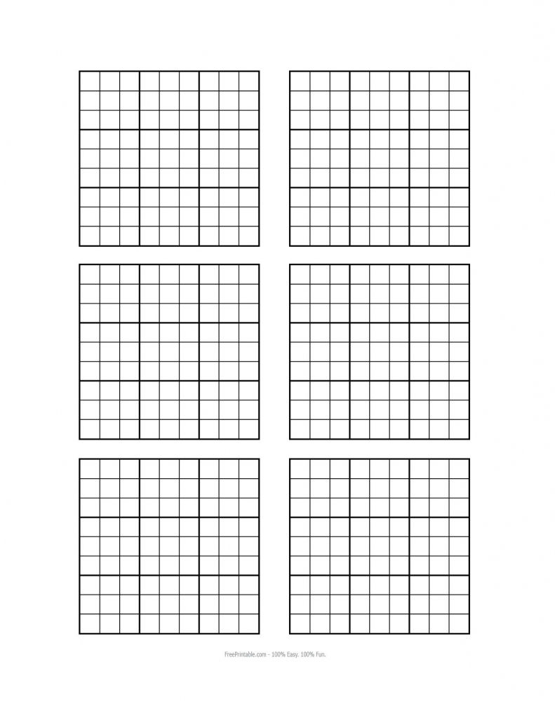 Sudoku Grid Canas bergdorfbib co Printable Sudoku 4 Per Page Blank 