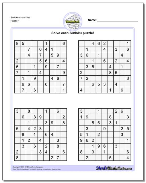 Sudoku Hard Printable That Are Gargantuan Leslie Blog