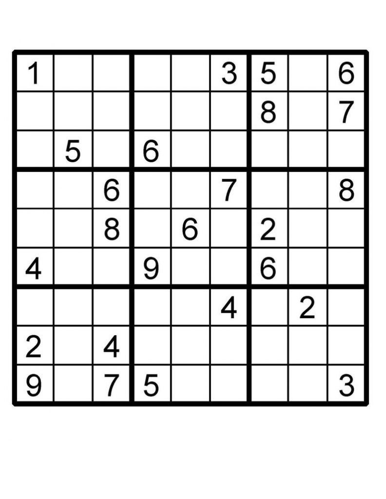Sudoku Instant Download Printable Puzzle Etsy Printable Sudoku 2 