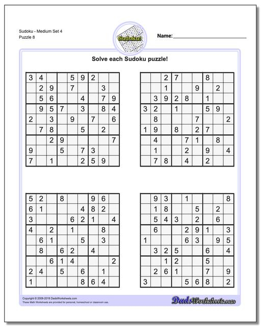 Sudoku Medium Printable That Are Amazing Butler Website