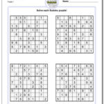 Sudoku Medium Printable That Are Fabulous Bill Website