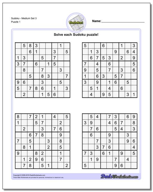 Sudoku Medium Printable That Are Fabulous Bill Website