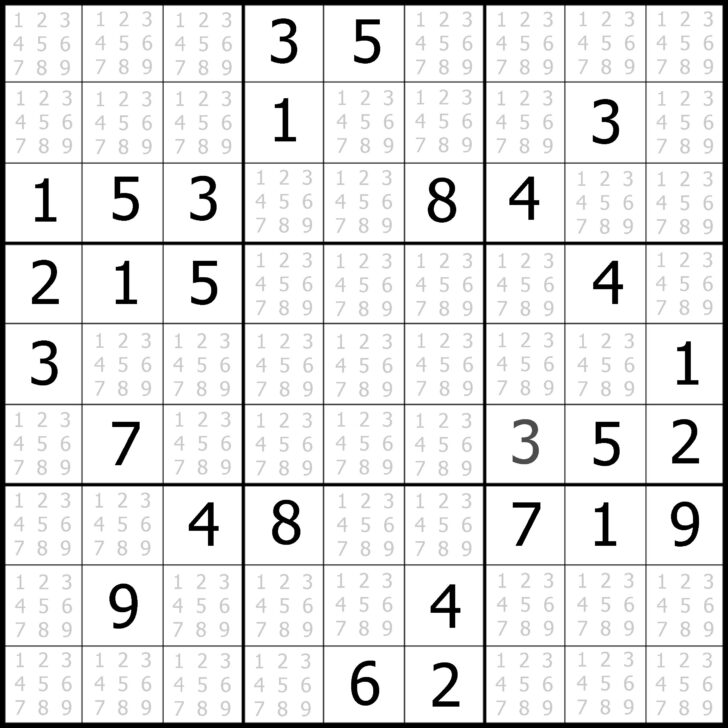 Sudoku Printable Free Puzzles