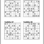 Sudoku Puzzles Medium Pdf Printable 20 Free Printable Sudoku Puzzles