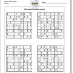 Sudoku Puzzles Medium Pdf Printable 9 X 9 Printable Sudoku Woo Jr