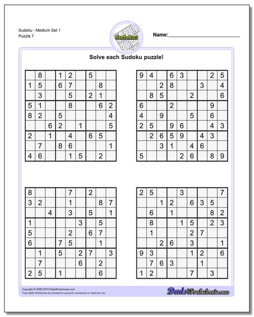Sudoku Puzzles Medium Pdf Printable Obsessed Printable Sudoku Puzzles 