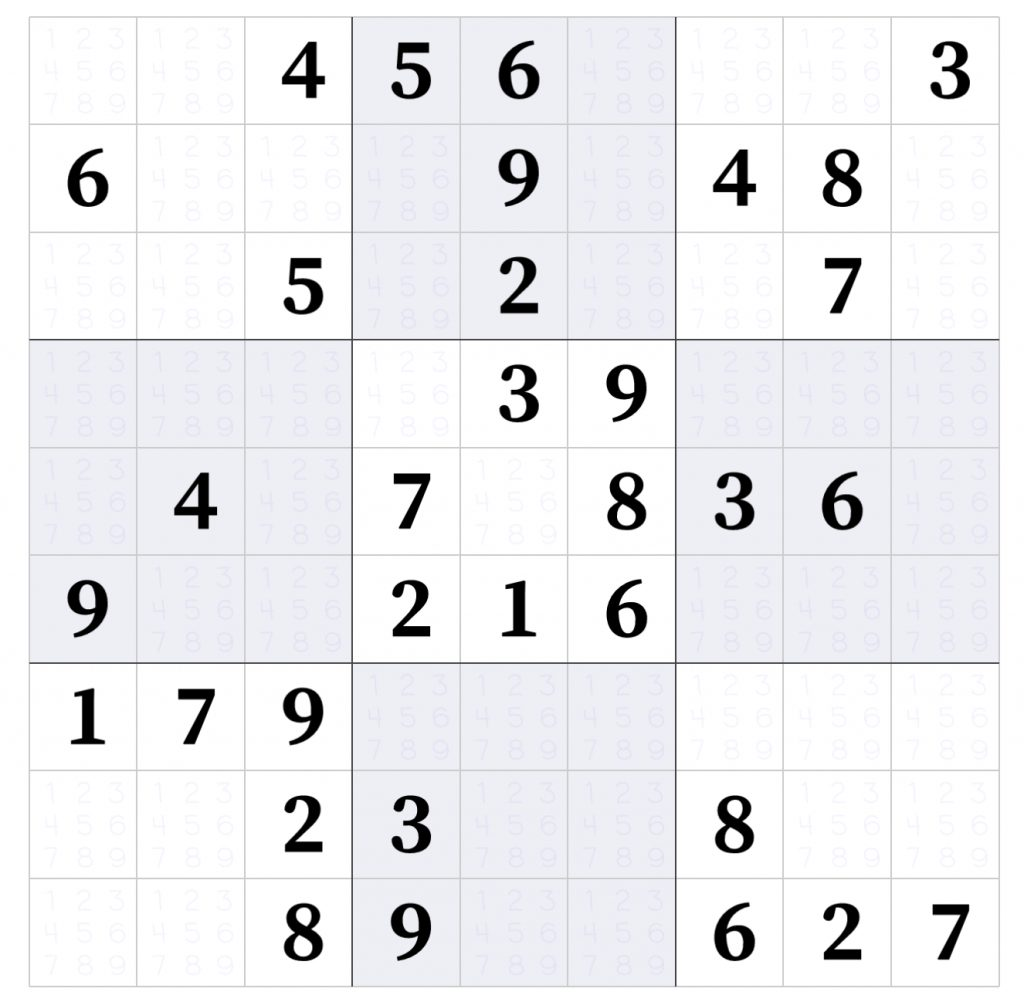 Sudokulinks A Stepstep Tutorial On How To Play Sudoku 6 Square 