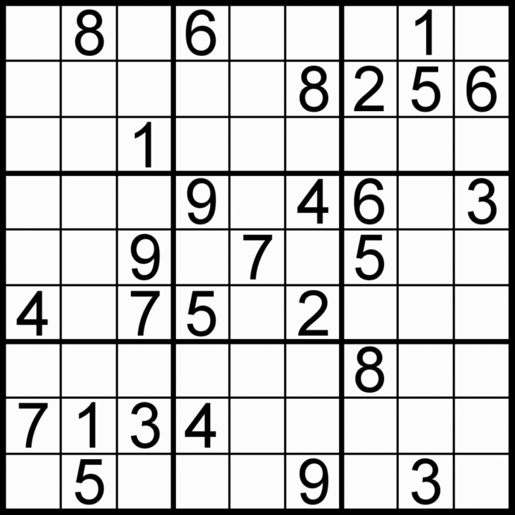 Printable Online Sudoku Free Puzzles 6×6