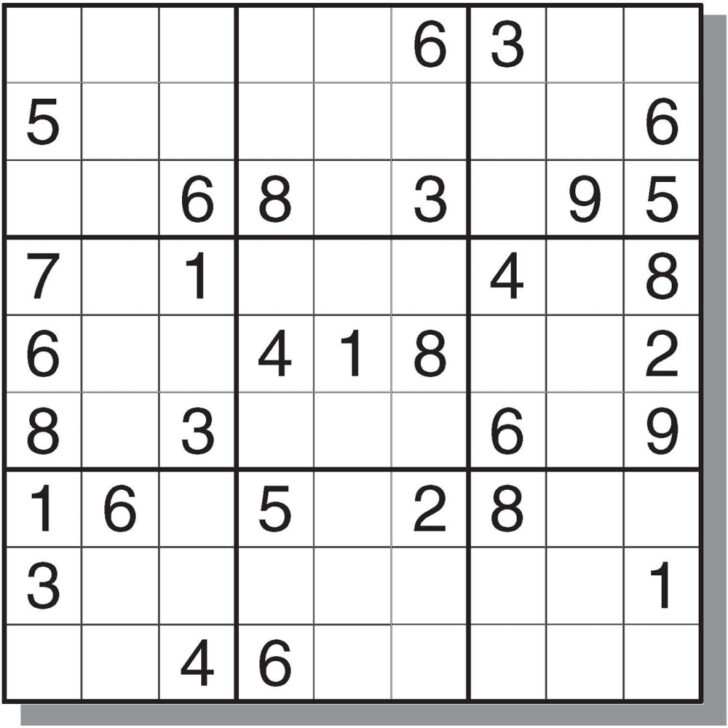 Printable Sudoku Free Online Hard