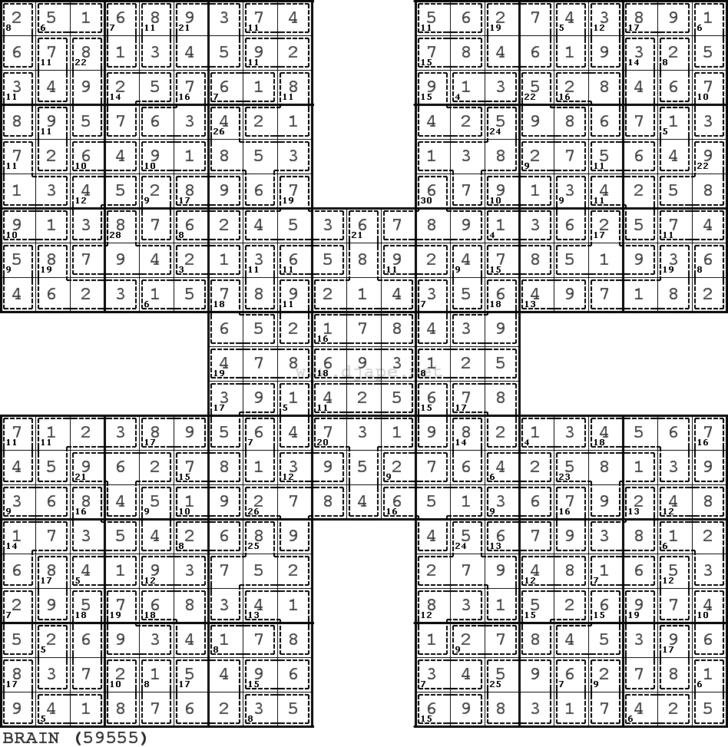 Washington Post Samurai Sudoku Printable Sudoku Printable Sudoku