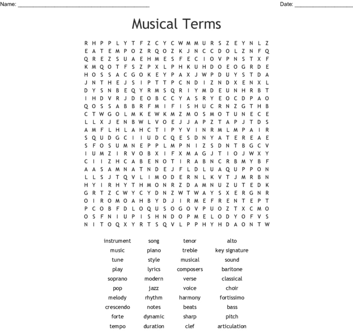 Printable The Teacher’s Corner Word Search