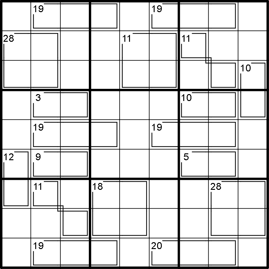 Killer Sudoku Cage Combinations Printable Sudoku Puzzles Printable